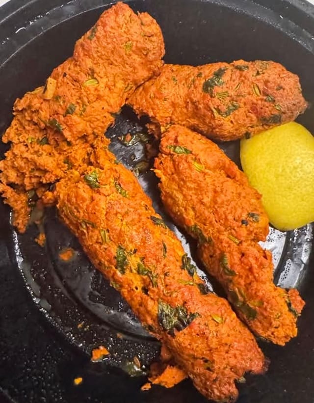 Lamb Seekh Kabab.