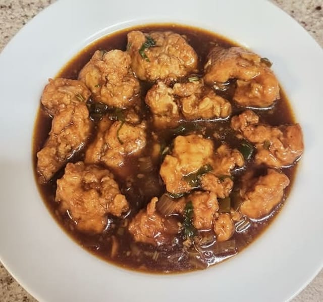 Chicken Manchurian Lunch Box.