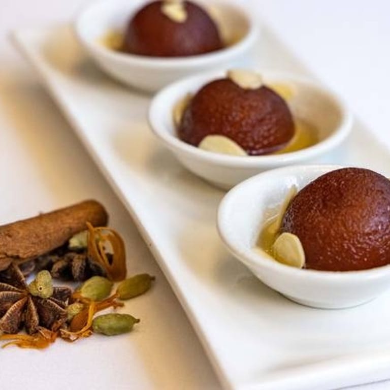 Indulge in our gulab jamun